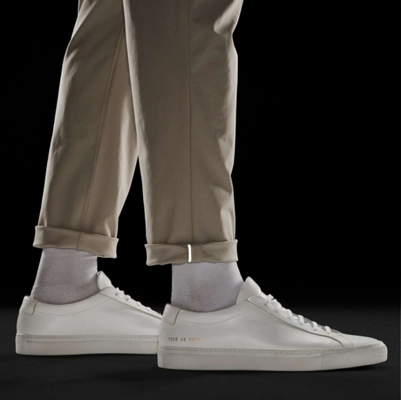 Lululemon ABC Classic-Fit 5 Pocket Pant *Warpstreme Size 35x28 Light Khaki Tan - Picture 3 of 11